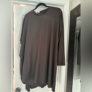 Badgley Mischka brown cocktail dress